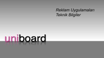 Kiosk - UNIBOARD