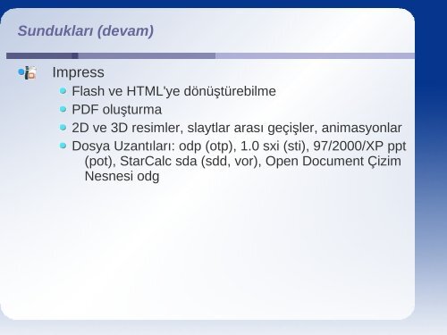 OpenOffice.org Tanıtımı - Linux Kullanıcıları Derneği