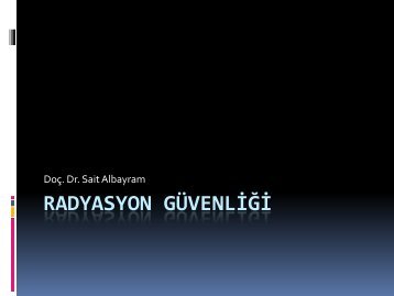 radyasyon güvenliği