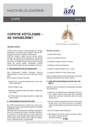 Exazerbation bei COPD - Uebersetzung Tuerkisch - Patienten ...