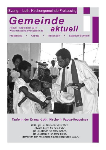 August/September - Evangelisch-Lutherische Kirchengemeinde ...