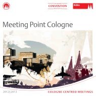 Contents - Cologne Convention Bureau