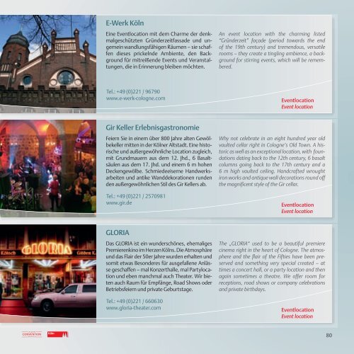 Contents - Cologne Convention Bureau