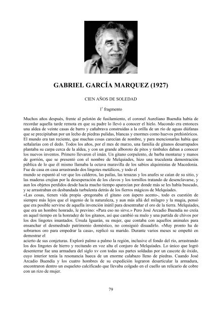 Antología de Literatura Contemporánea Española. - Ministerio de ...