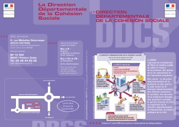 La Direction Départementale de la Cohésion Sociale