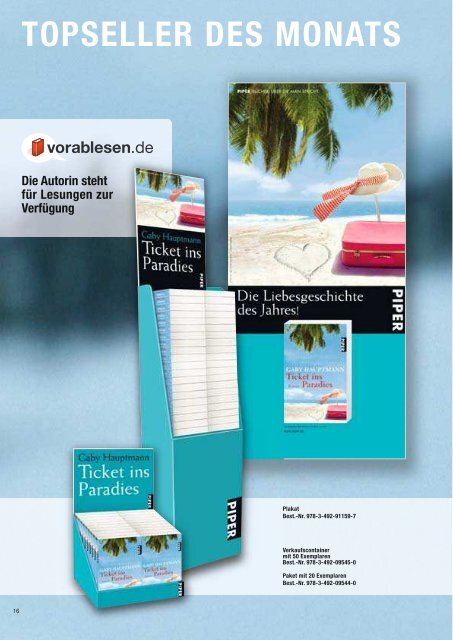 STARTAUFLAGE - Piper Verlag GmbH