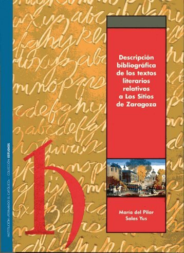 Descripción bibliográfica de los textos literarios relativos - Institución ...