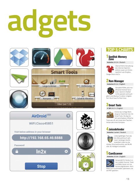 Android Apps Spezial Ausgabe 2 - Android Magazin