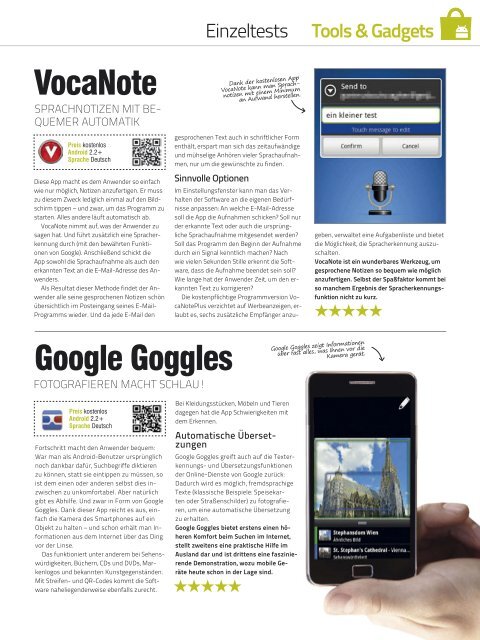 Android Apps Spezial Ausgabe 2 - Android Magazin