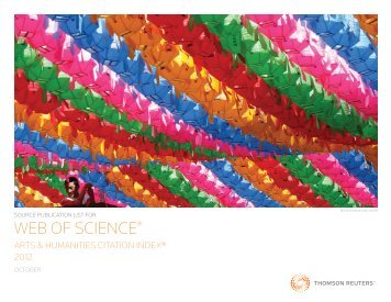 Web of Science - Thomson Reuters