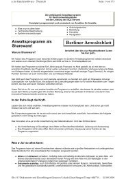 Anwaltsprogramm als Shareware! - a-Jur-Kanzleisoftware