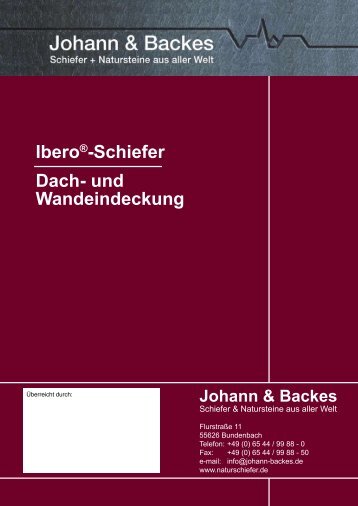 Ibero®-Schiefer Dach- und Wandeindeckung