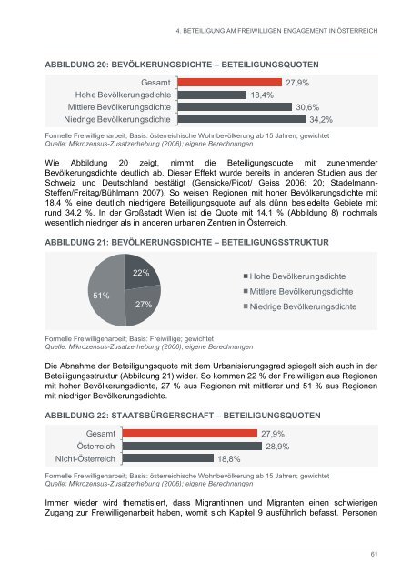 Freiwilligenbericht - Bundesministerium für Arbeit, Soziales und ...