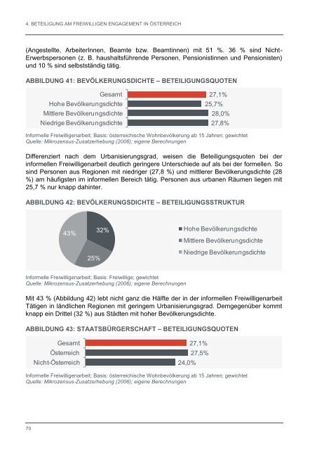 Freiwilligenbericht - Bundesministerium für Arbeit, Soziales und ...