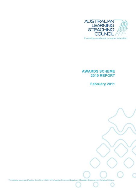2010 Awards Scheme Report - Office for Learning and Teaching
