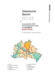 Statistik - Die Landeswahlleiterin für Berlin