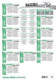 calendari calcio a 5 2012_2013:Layout 1.qxd - CSI Bergamo