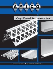 Vinyl Bead Accessories - AMICO Building Products