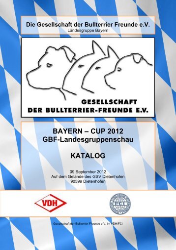 BAYERN – CUP 2012 GBF-Landesgruppenschau KATALOG - Die ...