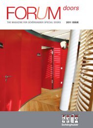 THE MAGAZINE FOR SCHÖRGHUBER SPECIAL DOORS 2011 ...