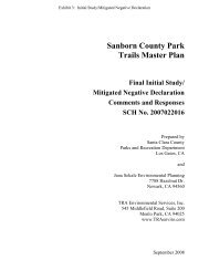 Sanborn County Park Trails Master Plan Final Initial Study