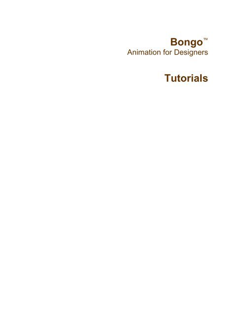 Animating Views - Bongo