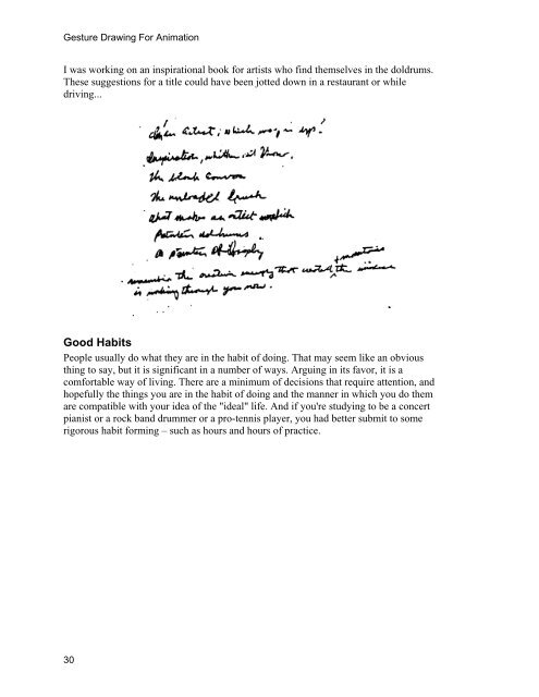 walt stanchfield gesture drawing for animation pdf