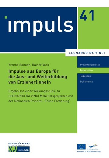 Impulse aus Europa für die Aus- und Weiterbildung von ... - NA-BIBB