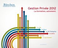 Télécharger le catalogue Gestion Privée 2012 - barchen.fr
