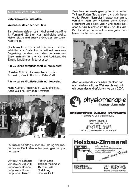 Gemeinde Ihrlerstein MITTEILUNGSBLATT