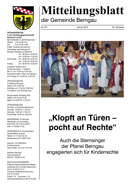Mitteilungsblatt Gemeinde Berngau