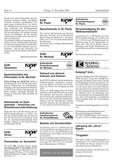 Gemeindeblatt Nr. 46 (2,45MB) (0 bytes)