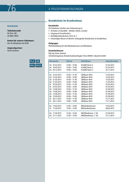 BILDUNGSPROGRAMM - SLK-Kliniken Heilbronn GmbH