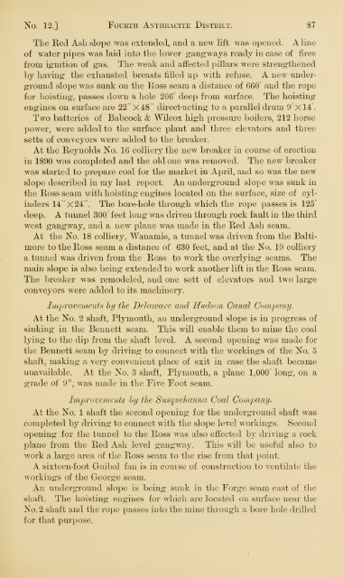 Reports of the Inspectors of Mines of the anthracite and bituminous ...