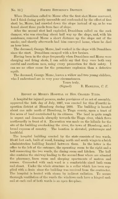 Reports of the Inspectors of Mines of the anthracite and bituminous ...