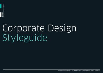 CORPORATE DESIGN STYLEGUIDE | © FH AACHEN UNIVERSITY ...