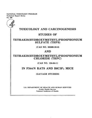 (thps) (cas no. 55566-30-8) - National Toxicology Program ...