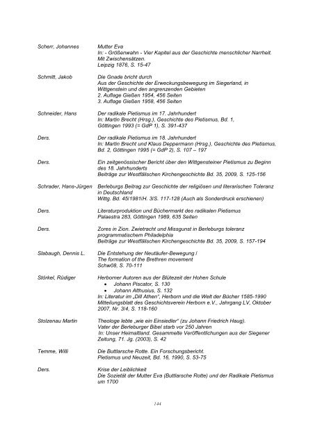 Bibliographie Wittgenstein - Wittgensteiner Heimatverein e.V.