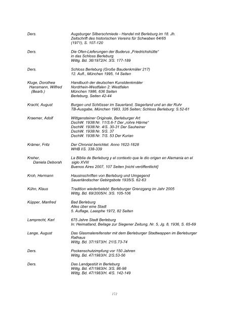 Bibliographie Wittgenstein - Wittgensteiner Heimatverein e.V.