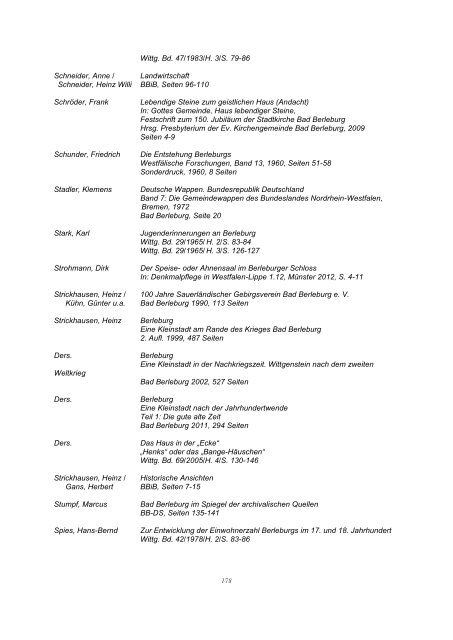 Bibliographie Wittgenstein - Wittgensteiner Heimatverein e.V.