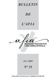 AFIA N. 55 - Laboratoire d'Informatique Médicale - Université de ...