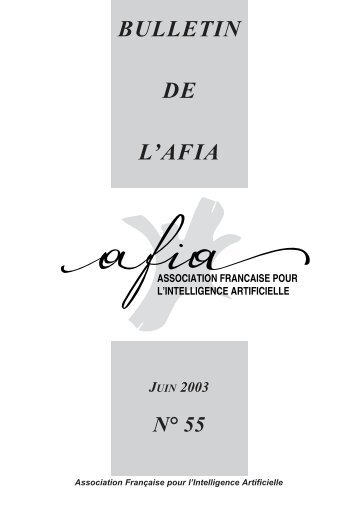AFIA N. 55 - Laboratoire d'Informatique Médicale - Université de ...