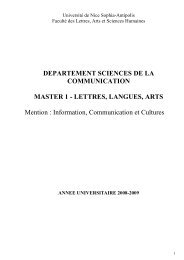 MASTER 1 MAQUETTE 2008 - 2009.pdf - Univ. Nice Sophia-Antipolis
