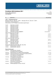 Preisliste VSD-Hohldiele 2011 - Oberndorfer