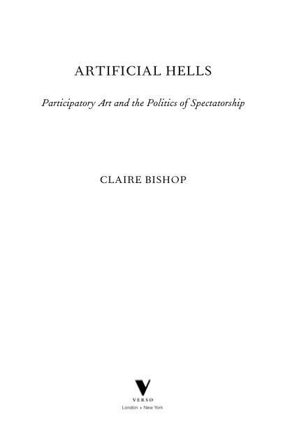 Participatory Art and the Politics of Spectatorship - autonomous ...