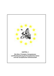 Kapitel 3 Ziele - Europawissenschaften Berlin