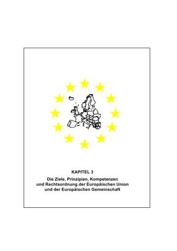 Kapitel 3 Ziele - Europawissenschaften Berlin