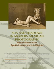 Sun and Shadows in Modern Mexican Photography Manuel
