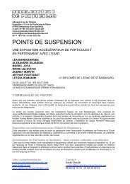 Communiqué de presse - Accelerateurdeparticules.net