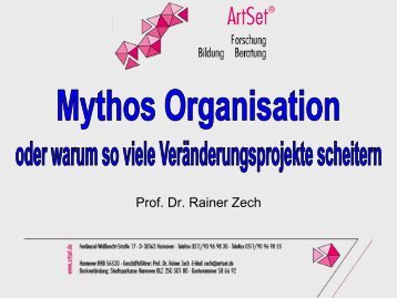 Mythos Organisation